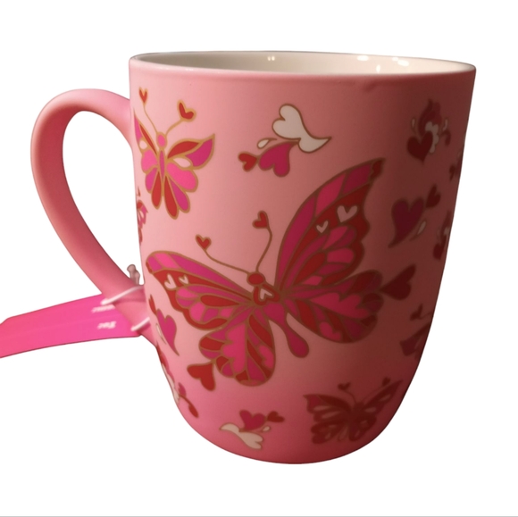 New Sheffield Home Pink Butterfly Mug - Picture 2 of 4
